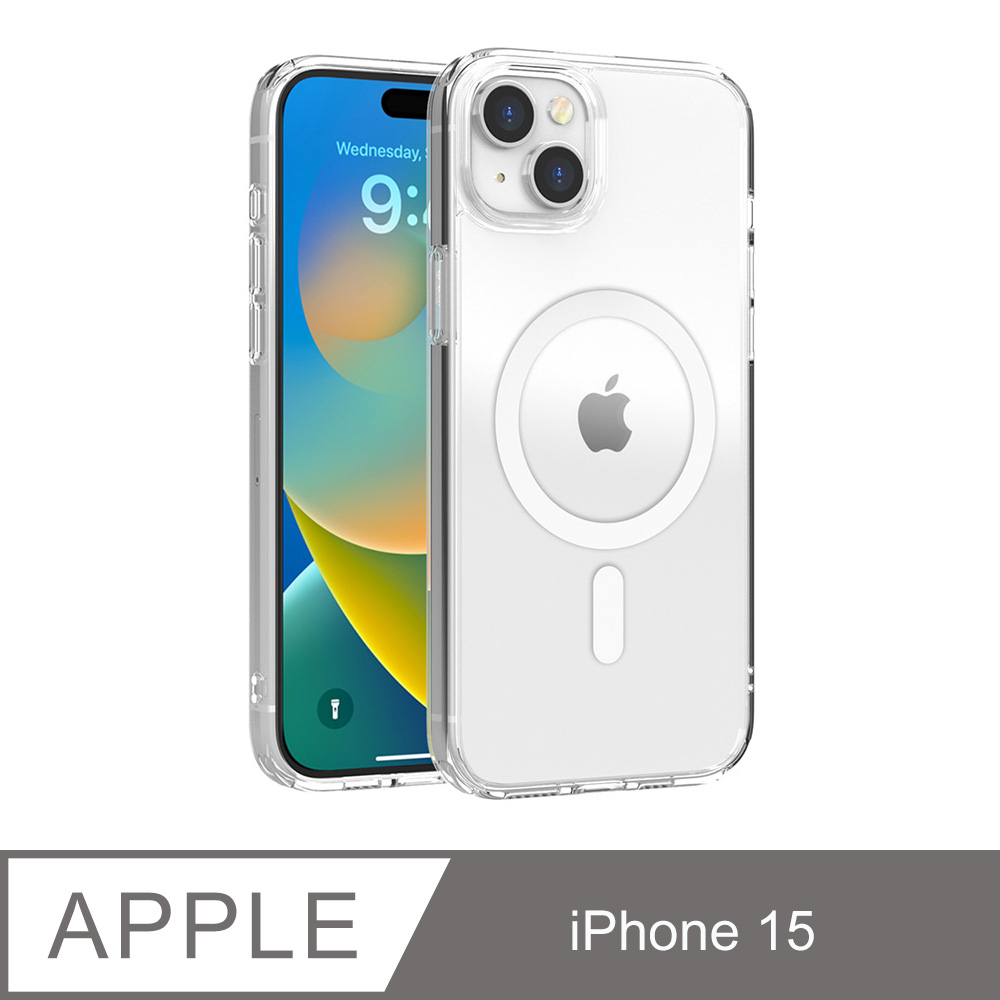 JTLEGEND iPhone 15 雙料磁吸減震保護殼