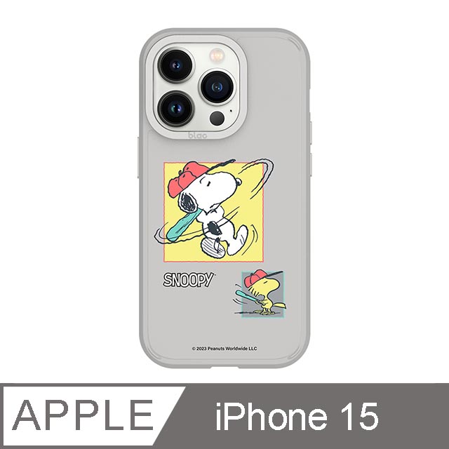 iPhone 15 6.1吋 SNOOPY史努比 標準揮棒峽谷強悍MagSafe iPhone手機殼