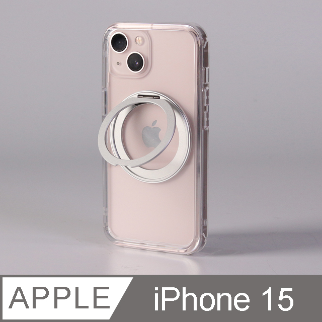 Moxbii 極空戰甲(For iPhone 15)旋轉磁吸支架 手機殼 不變黃保固 magsafe磁吸 360度旋轉