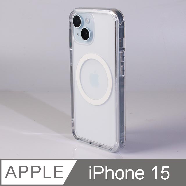Moxbii 極空戰甲(For iPhone 15) 磁吸保護殼 Magsafe 不變黃 軍規級防摔殼 臺灣製造 透明殼