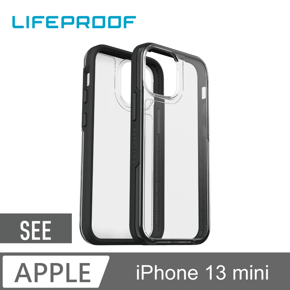 LifeProof iPhone 13 mini 防摔保護殼-SEE(透黑)