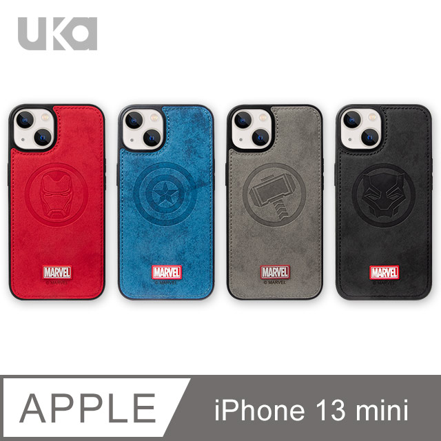 Marvel 漫威 iPhone 13 mini 5.4吋 英雄系列精緻布紋防摔保護殼(4款)