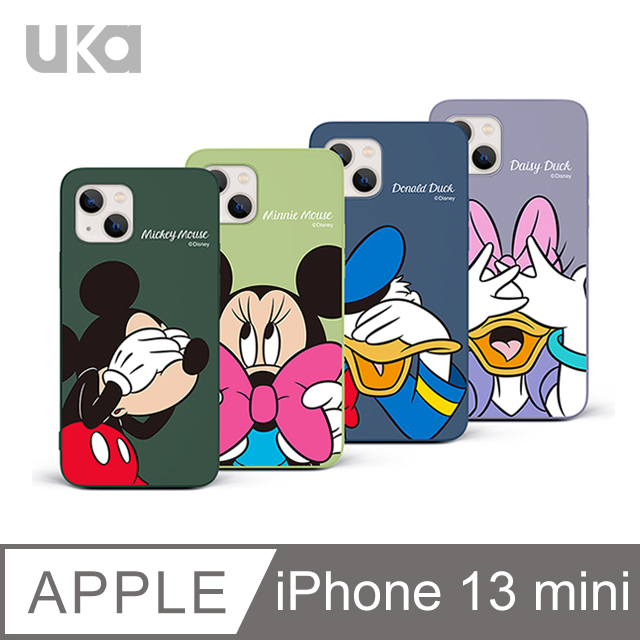 UKA 優加 iPhone 13 mini 5.4吋 迪士尼系列液態矽膠保護殼(4款)