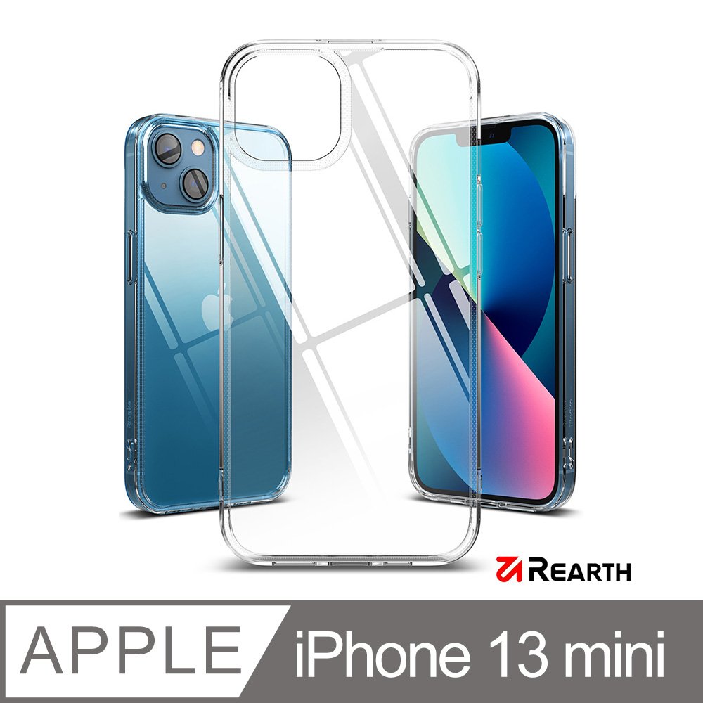 Rearth Apple iPhone 13 mini (Ringke Fusion) 高質感保護殼(透明)