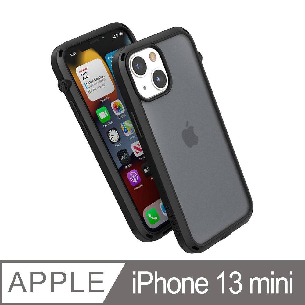 CATALYST iPhone13 mini (5.4吋) 防摔耐衝擊保護殼●霧黑