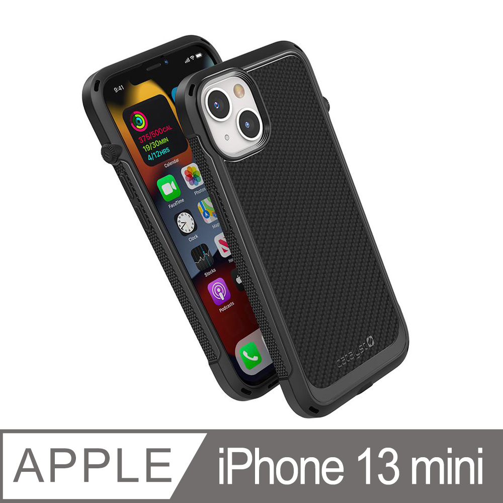 CATALYST iPhone13 mini (5.4吋) 防滑防摔保護殼 ●碳黑