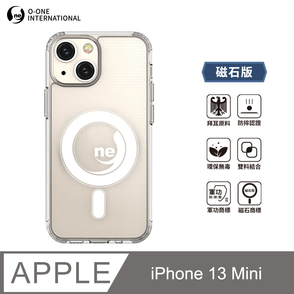 O-ONE MAG 軍功Ⅱ防摔殼–磁石版 Apple iPhone 13 Mini
