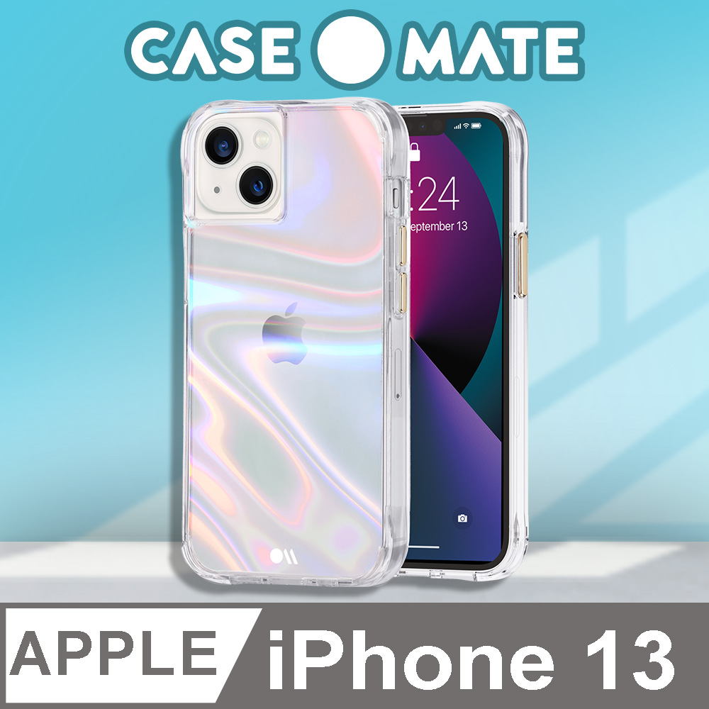 美國 Case●Mate iPhone 13 Soap Bubble 幻彩泡泡防摔抗菌手機保護殼