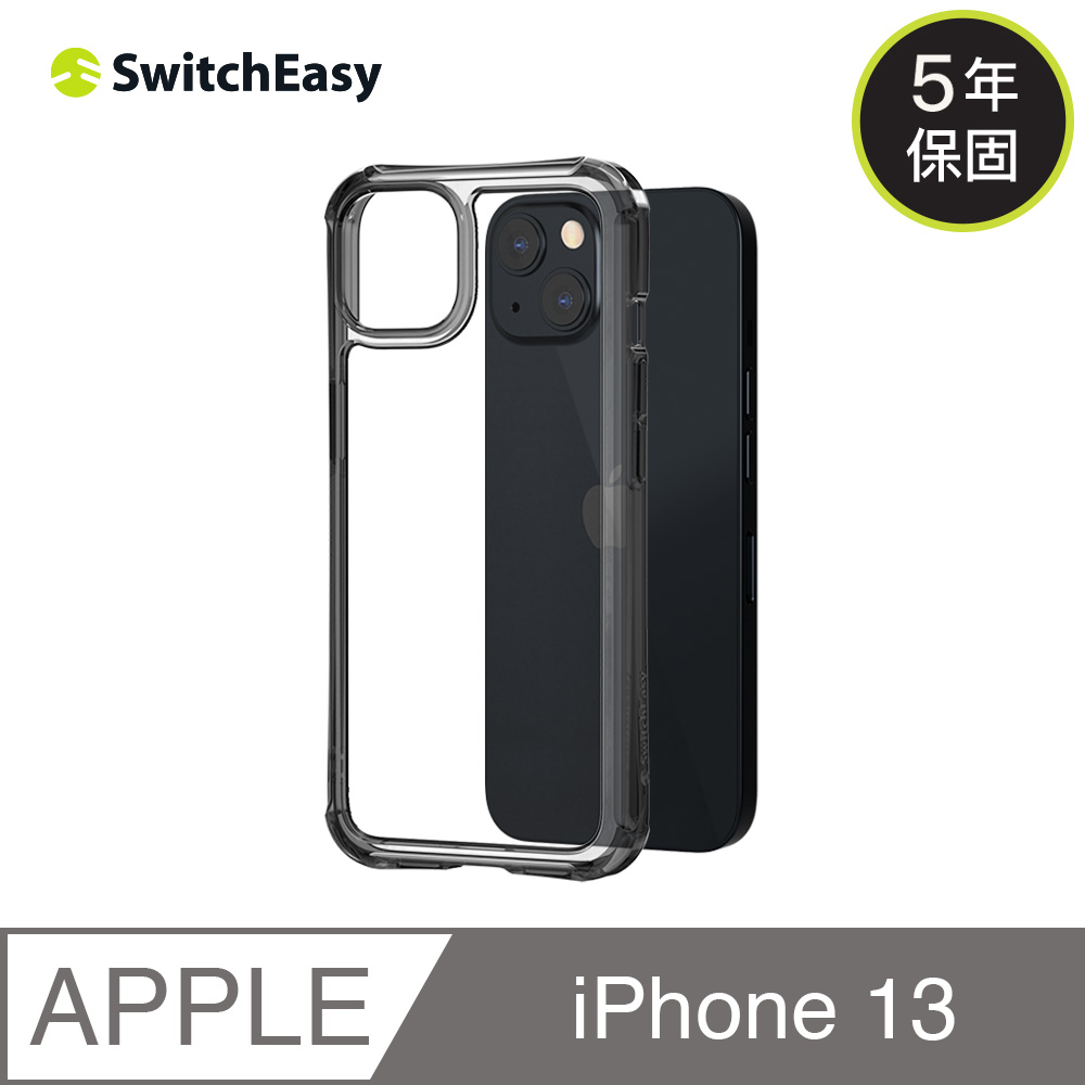 美國魚骨 SwitchEasy iPhone 13 6.1吋 ALOS 防摔抗菌透明保護殼
