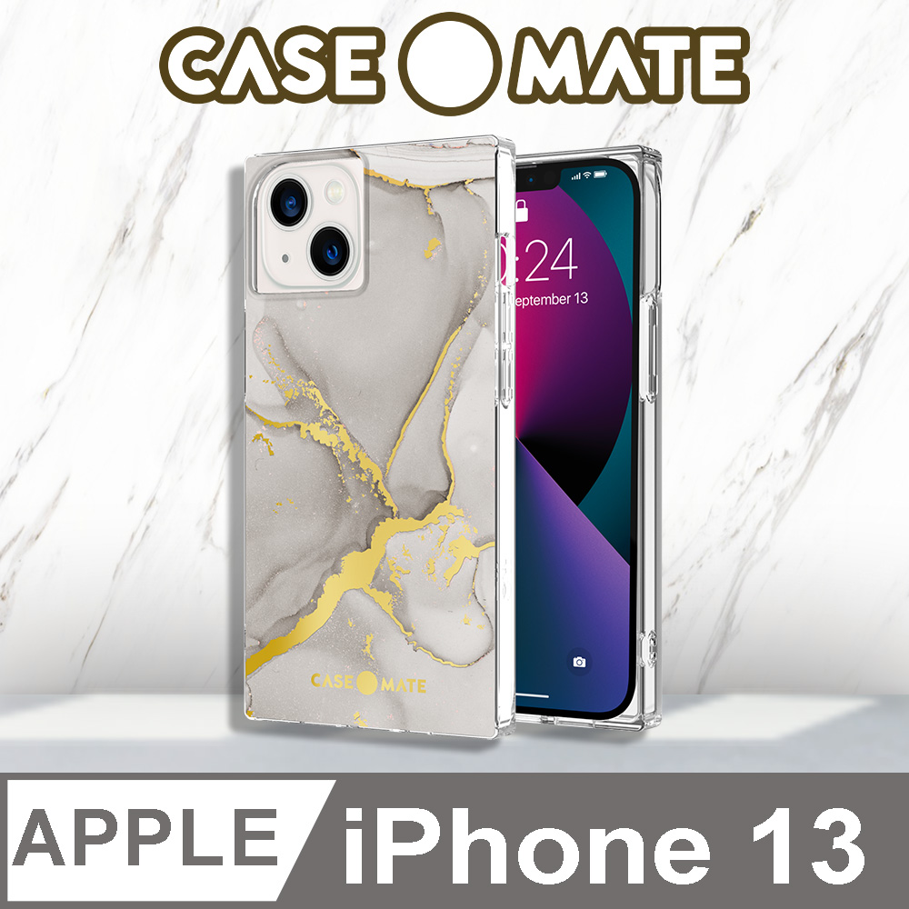 美國 Case●Mate iPhone 13 Blox 超方殼 - 大理石