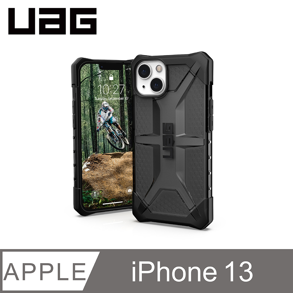 UAG iPhone 13 耐衝擊保護殼-透黑