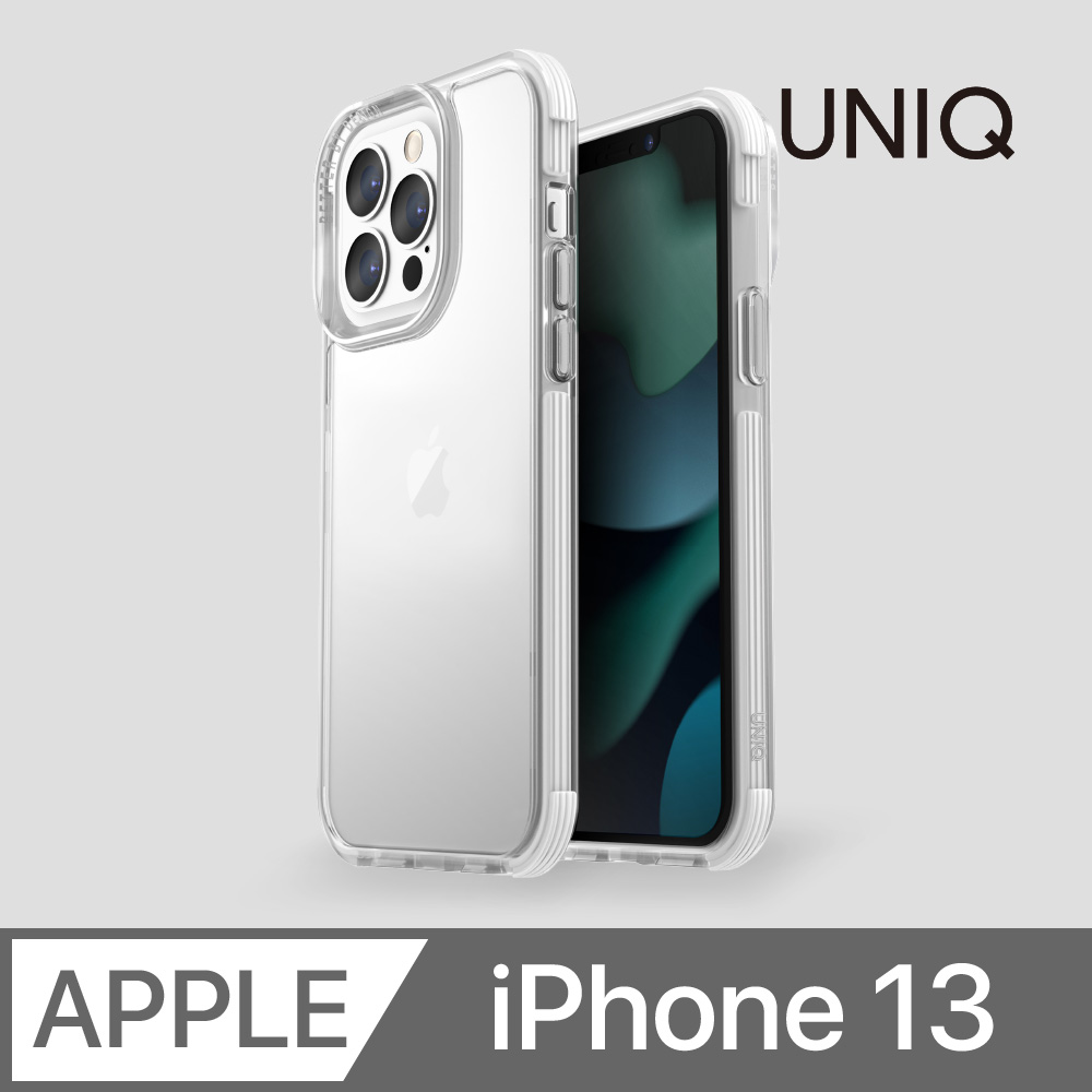UNIQ Combat 四角強化防摔三料保護殼 白色 iPhone 13 (6.1 吋)