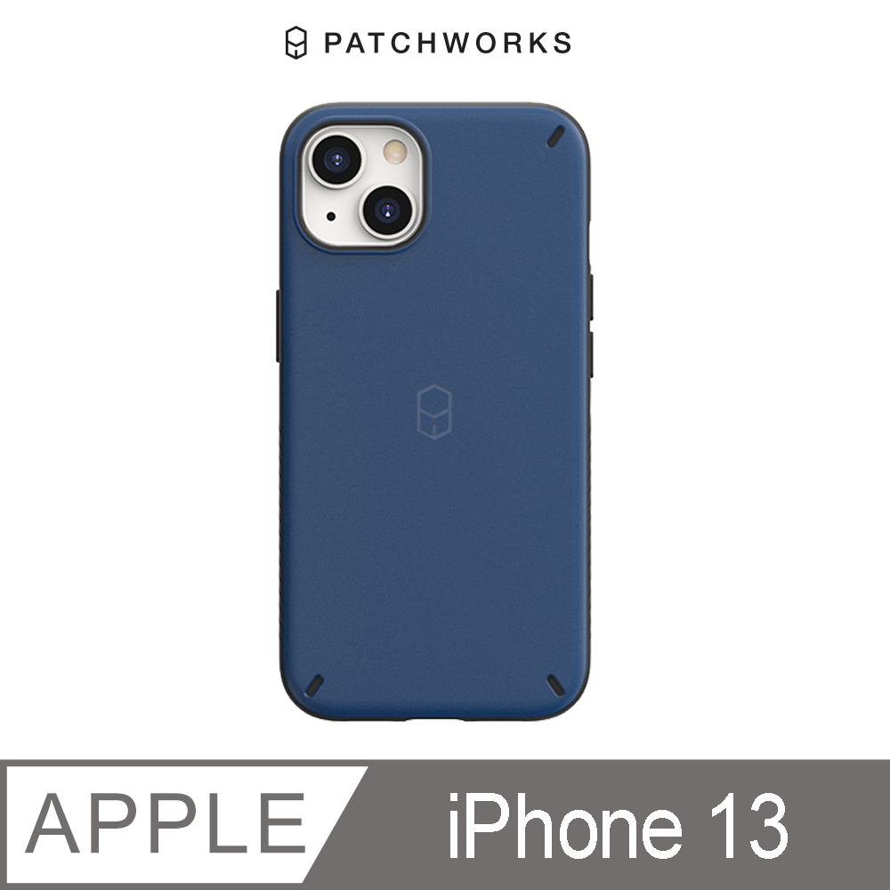 PATCHWORKS ITG+ 軍規防摔殼-iPhone 13 (6.1吋)藍