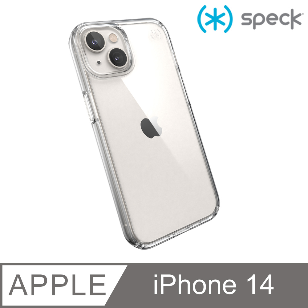 Speck iPhone 14 (6.1吋) Presidio Perfect-Clear透明防摔殼