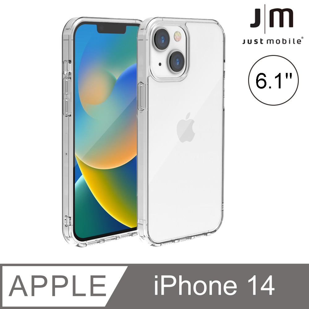 Just Mobile TENC Air iPhone 14 6.1吋 透明抗摔氣墊保護殼