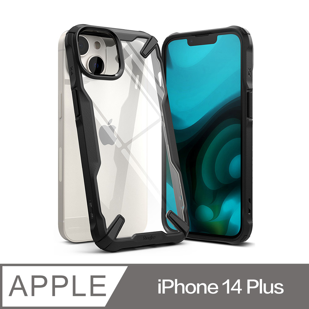 Rearth Ringke Apple iPhone 14 Plus (Fusion X) 抗震保護殼(黑)