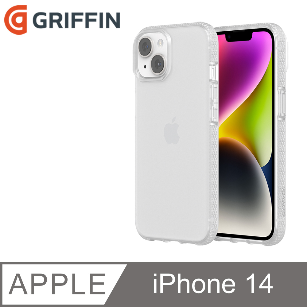 Griffin iPhone 14 (6.1吋) Survivor Clear 透明軍規防摔殼