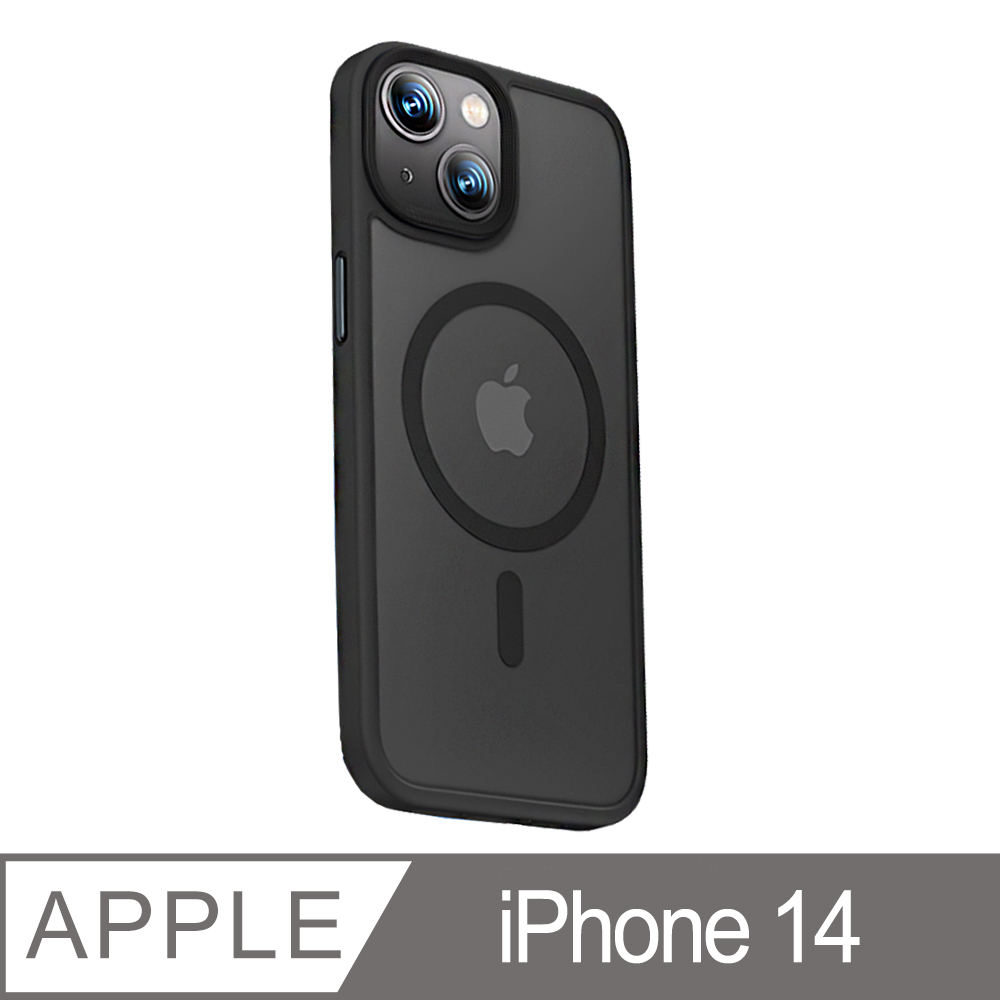 Benks iPhone14 (6.1) MagSafe 防摔膚感手機殼 -黑