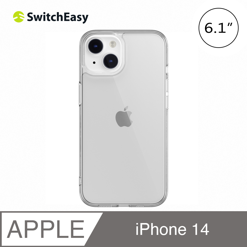 SwitchEasy NUDE iPhone 14 6.1吋晶亮透明軍規防摔保護殼