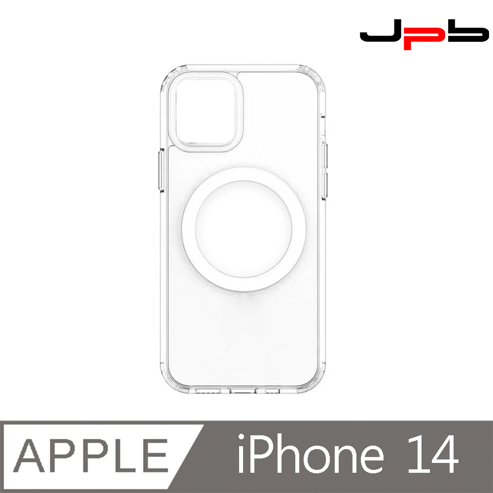 [ JPB iPhone14 6.1吋 透明磁吸魔磁系列 防摔手機殼