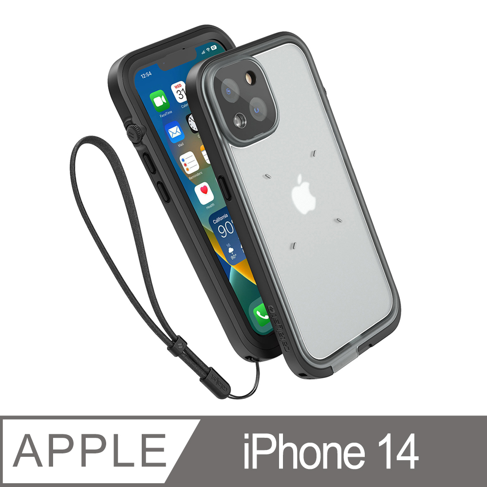 catalyst iPhone14 (2顆鏡頭) 6.1吋專用 IP68防水軍規防震防泥超強保護殼 ●黑