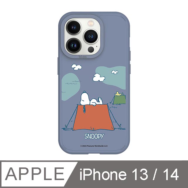 iPhone 13/14 6.1吋 SNOOPY史努比 睡帳篷峽谷強悍MagSafe iPhone手機殼