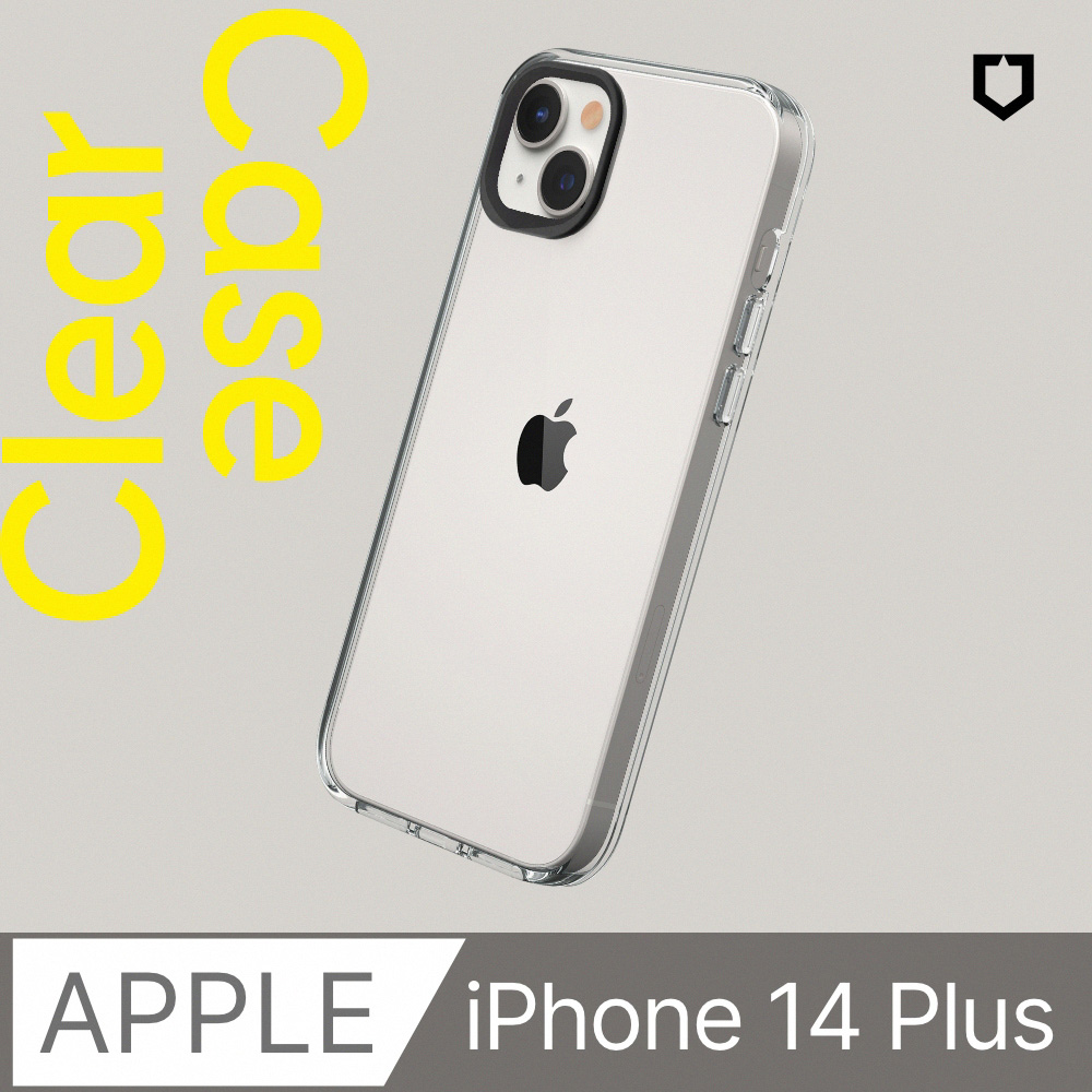 【犀牛盾】iPhone 14 Plus (6.7吋) Clear透明防摔手機殼 (五年黃化保固)