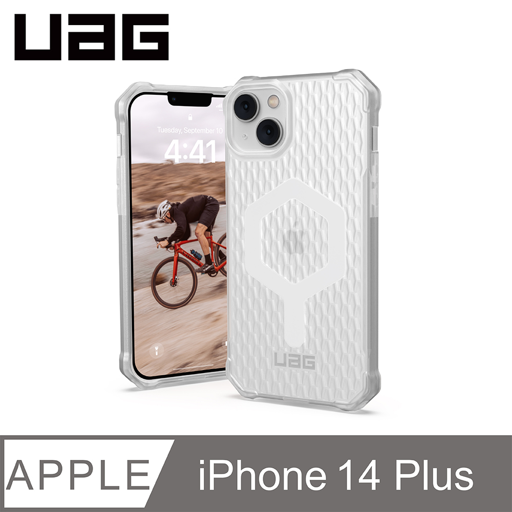 UAG iPhone 14 Plus MagSafe 耐衝擊輕量保護殼-透明