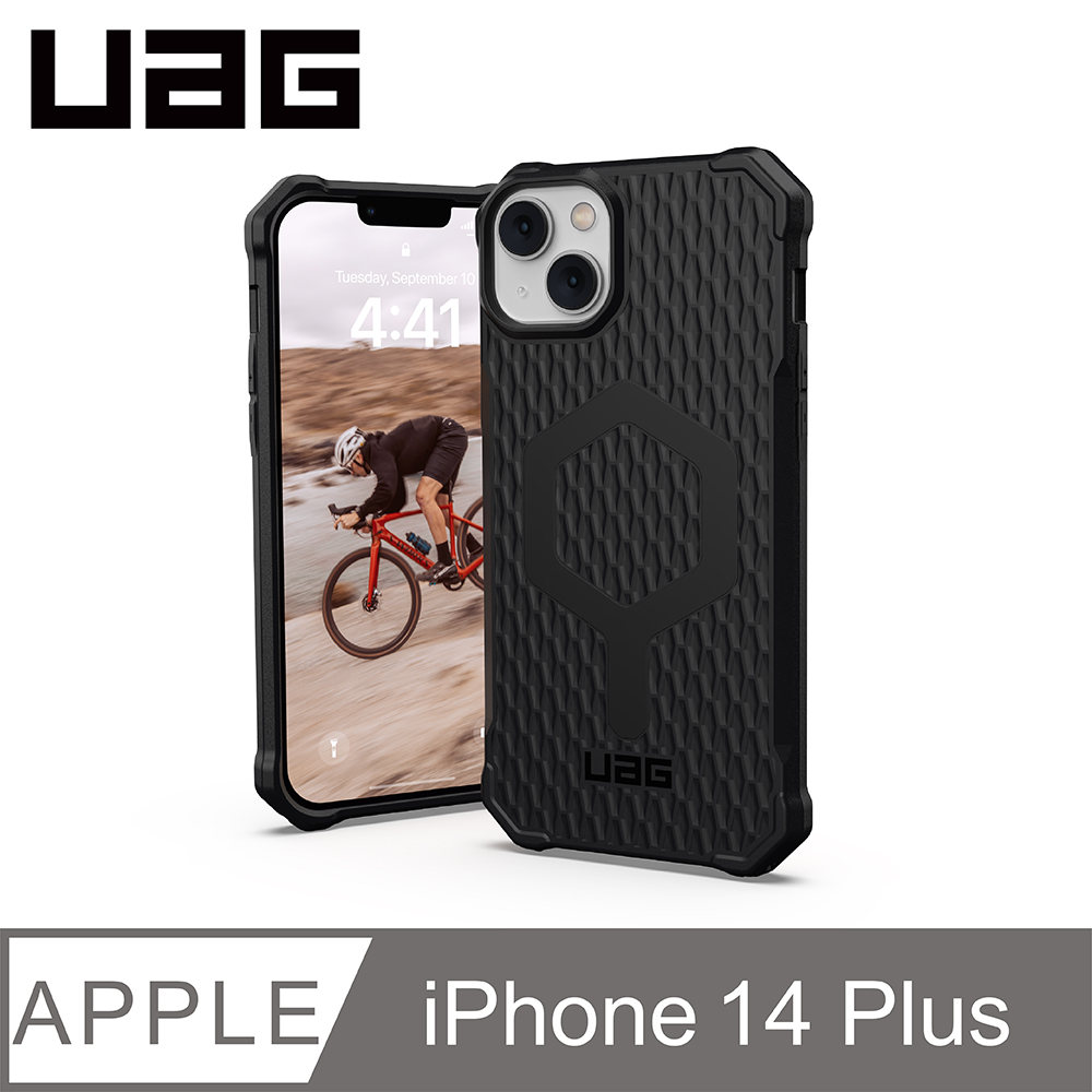 UAG iPhone 14 Plus MagSafe 耐衝擊輕量保護殼-黑