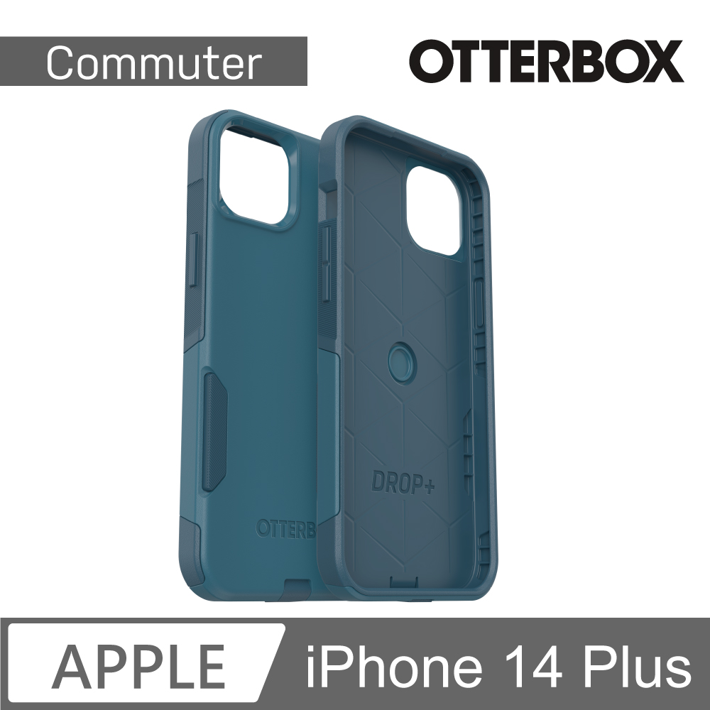 OtterBox iPhone 14 Plus Commuter通勤者系列保護殼-藍