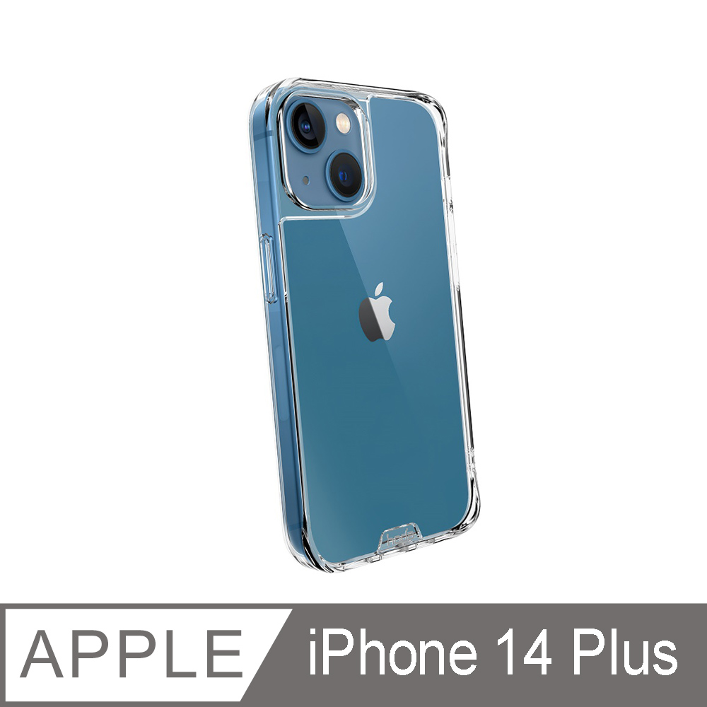 hoda iPhone 14 Plus 6.7吋 晶石鋼化玻璃軍規防摔保護殼