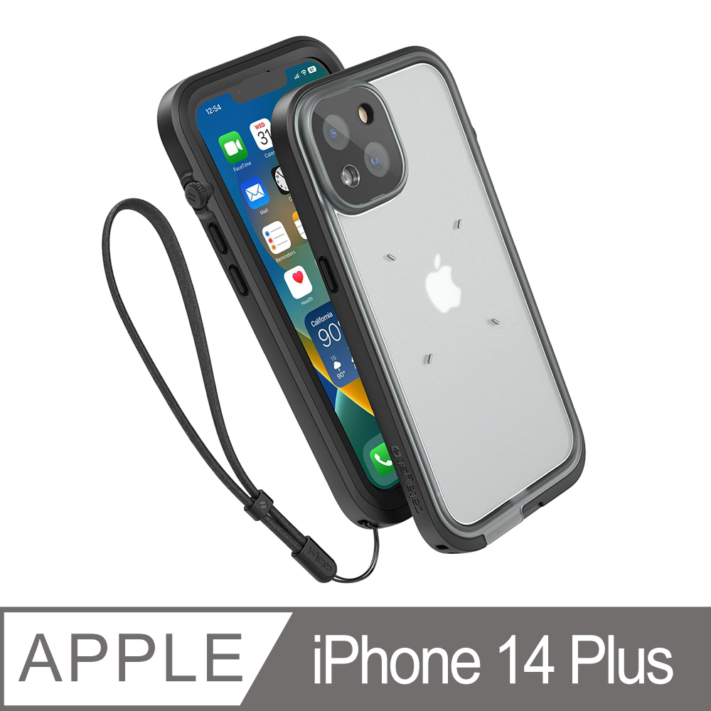 catalyst iPhone14 Plus (2顆鏡頭) 6.7吋專用 IP68防水軍規防震防泥超強保護殼 ●黑