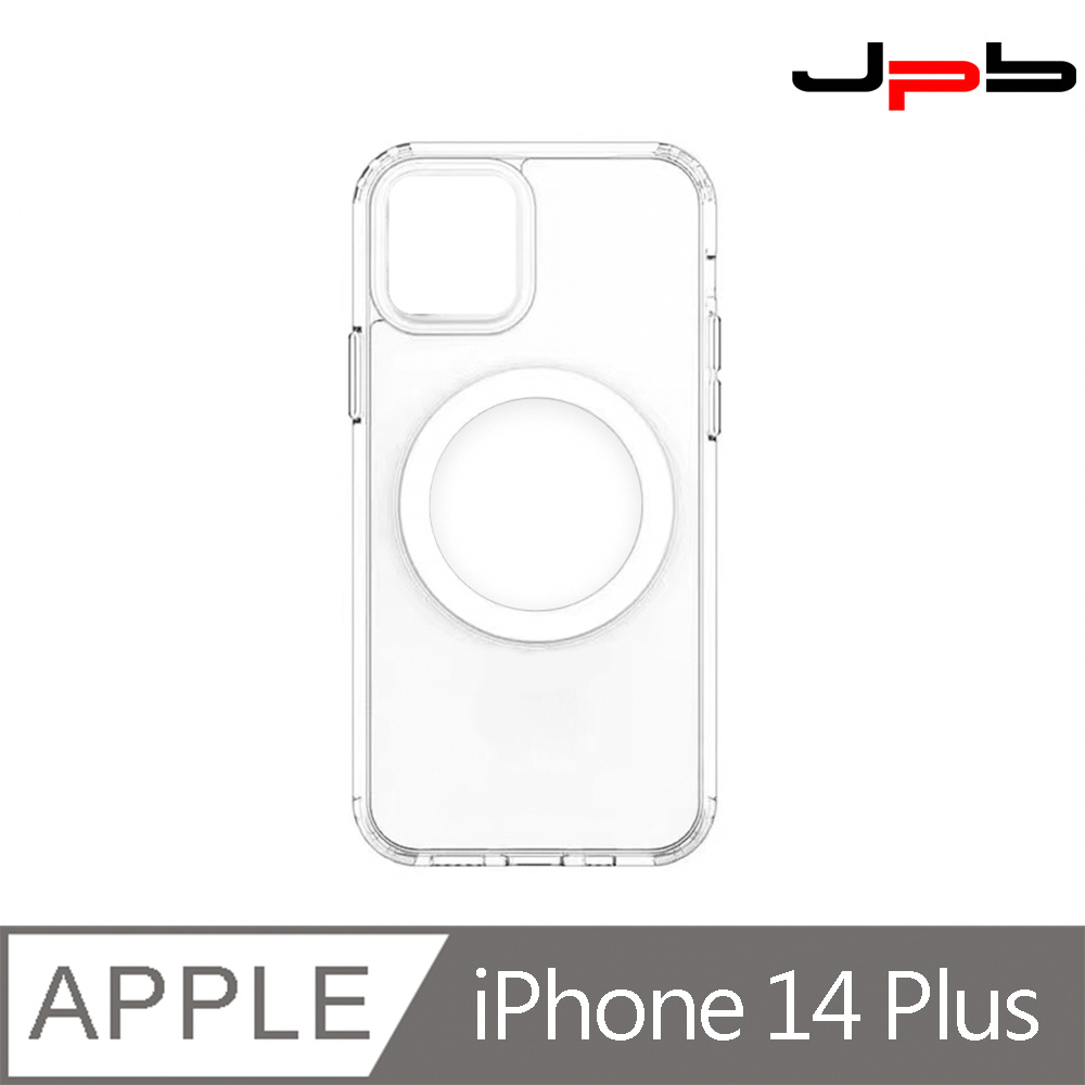 [ JPB iPhone14 Plus 6.7吋 透明磁吸魔磁系列 防摔手機殼
