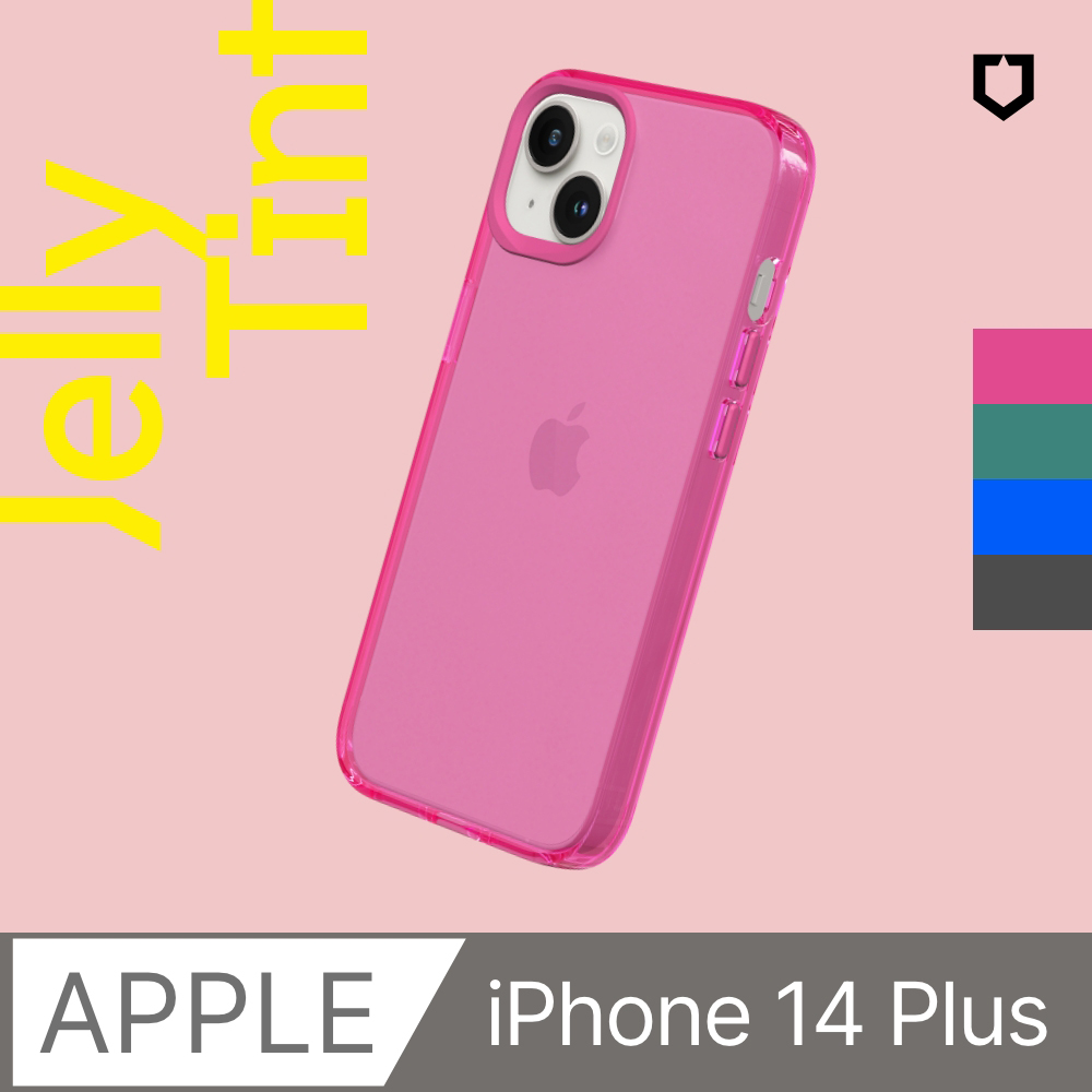 【犀牛盾】iPhone 14 Plus (6.7吋) JellyTint透明防摔手機殼