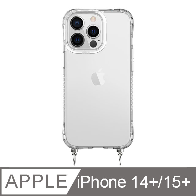 iPhone 14 Plus/15 Plus 6.7吋 BLAC Glacier冰川抗黃軍規防摔繩掛殼