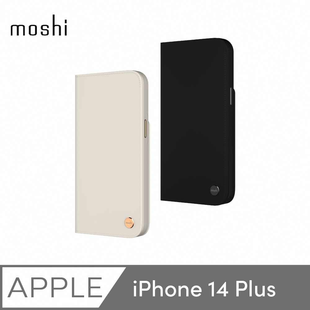 【moshi】iPhone 14 Plus Overture 磁吸可拆式卡夾型皮套