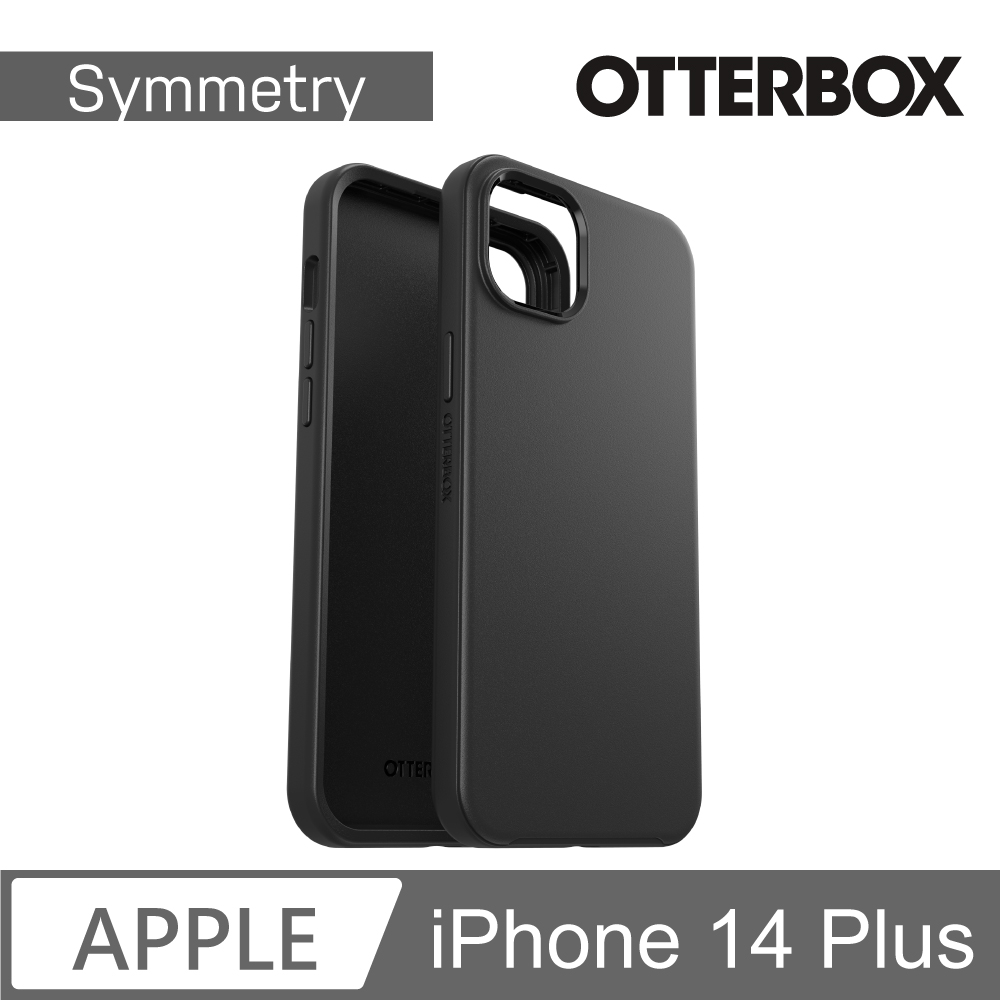 OtterBox iPhone 14 Plus Symmetry炫彩幾何保護殼-黑