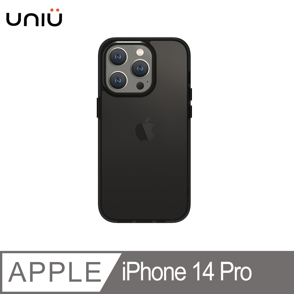 【UNIU】iPhone 14 Pro Max 6.7吋 |EVO⁺ 透黑防摔保護殼