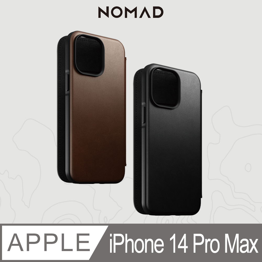 美國NOMAD 嚴選Classic皮革保護套-iPhone 14 Pro Max (6.7)