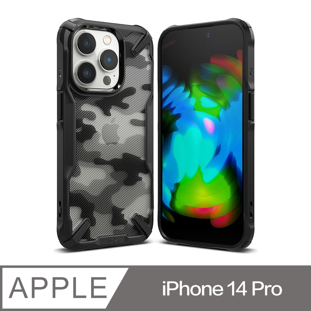 Rearth Ringke Apple iPhone 14 Pro Max (Fusion X) 抗震保護殼(迷彩)
