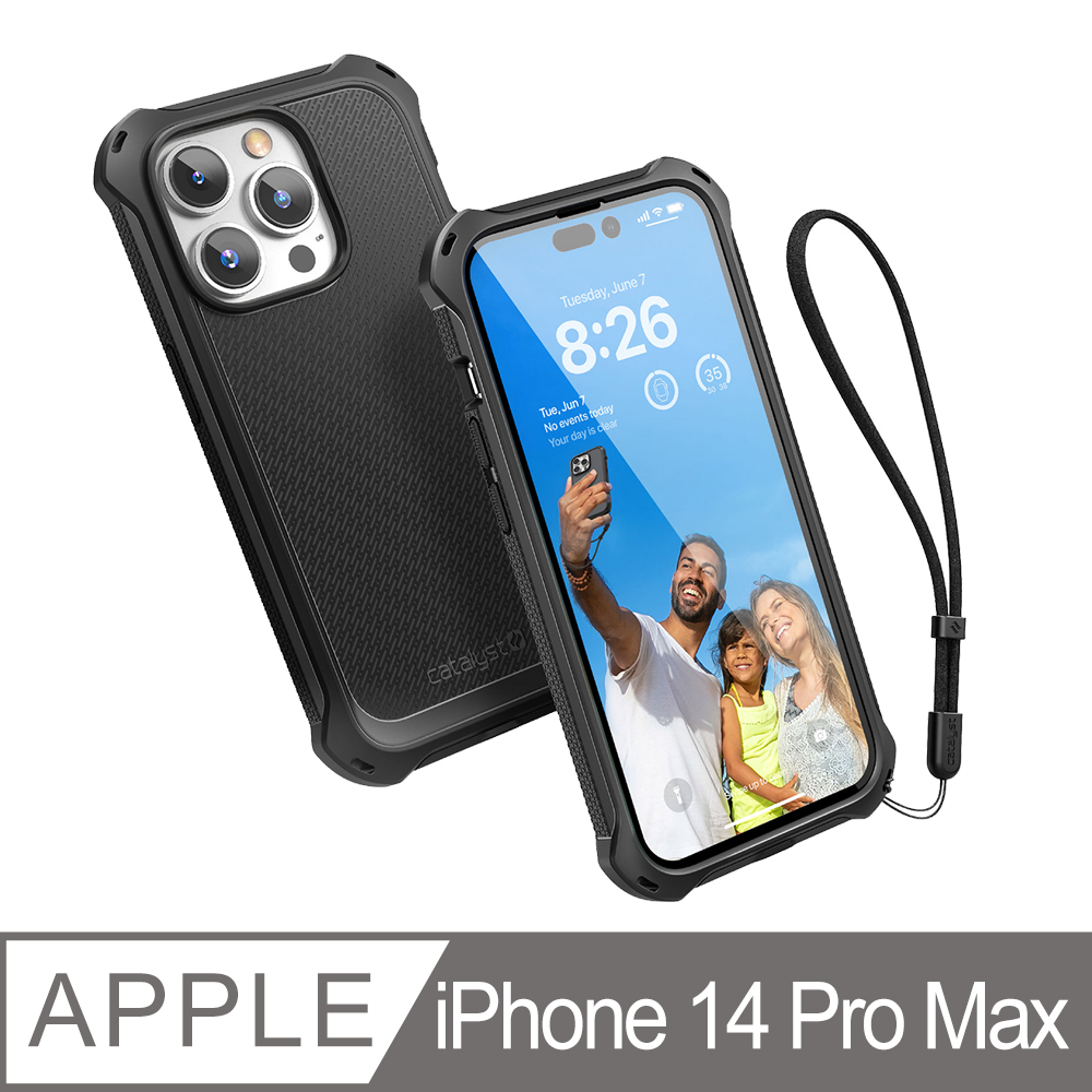 CATALYST iPhone14 Pro Max (6.7吋) MagSafe 防滑防摔保護殼 ●黑