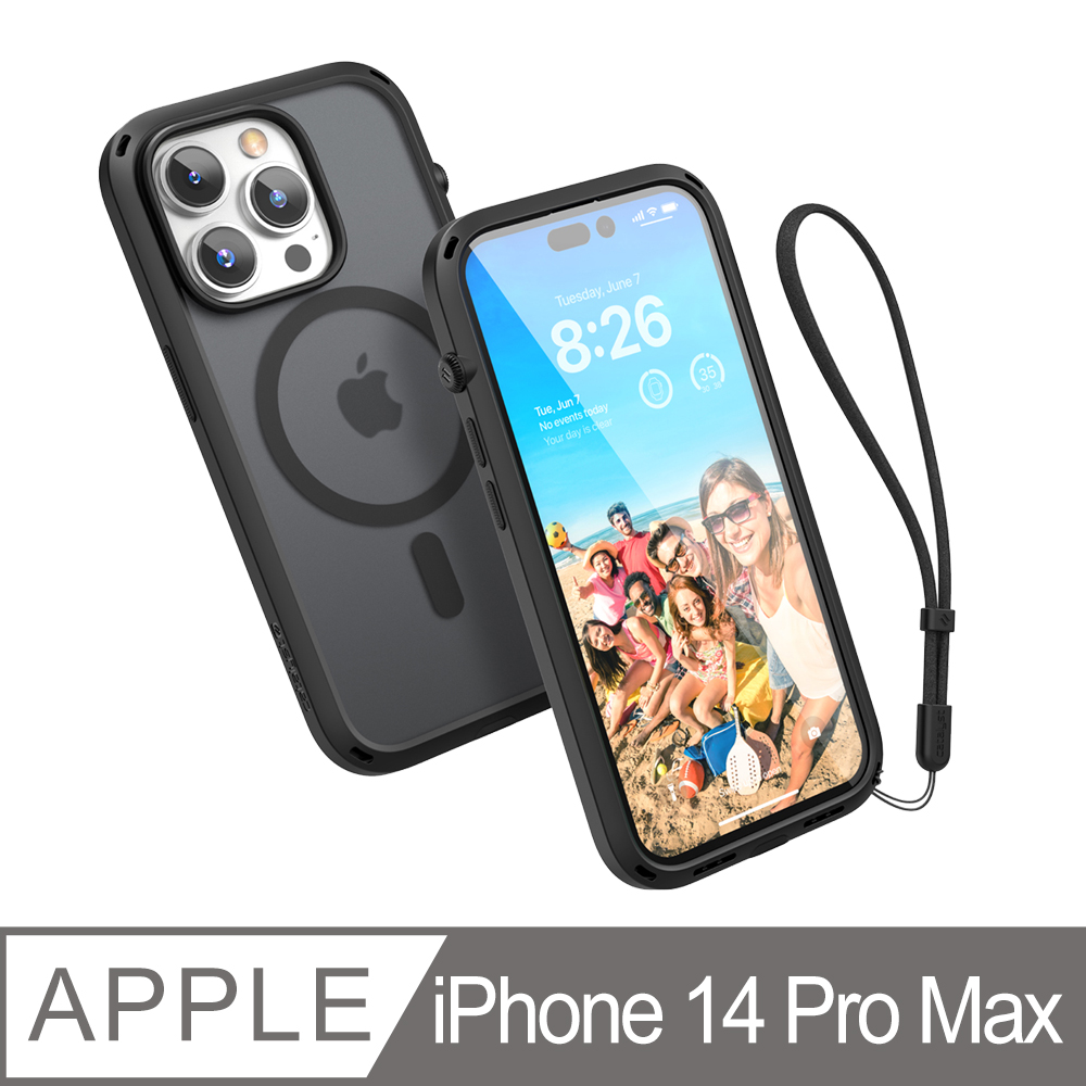 CATALYST iPhone14 Pro Max (6.7吋) MagSafe防摔耐衝擊保護殼●霧黑