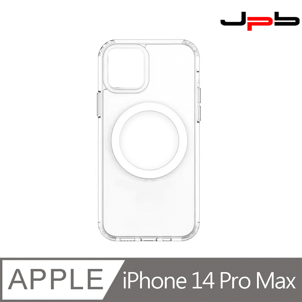 [ JPB iPhone14 Pro Max 6.7吋 透明磁吸魔磁系列 防摔手機殼