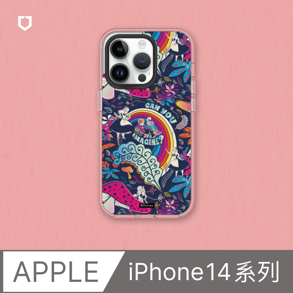 【犀牛盾】iPhone 14系列Clear透明防摔手機殼｜迪士尼經典系列-愛麗絲夢遊仙境