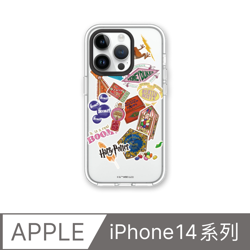 【犀牛盾】iPhone 14系列Clear透明防摔手機殼｜哈利波特系列-Sticker-蜂蜜公爵糖果店