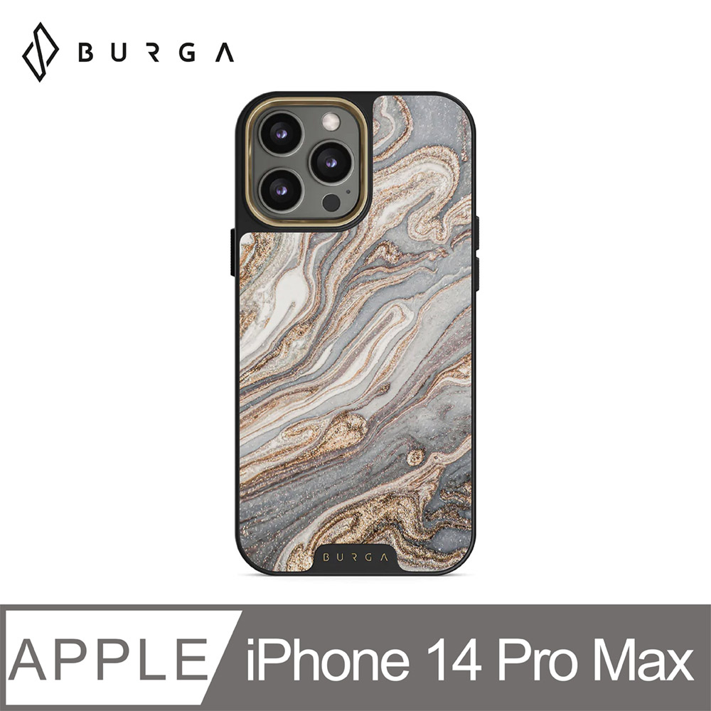 BURGA iPhone 14 Pro Max Elite系列防摔保護殼-波瀾綠湖