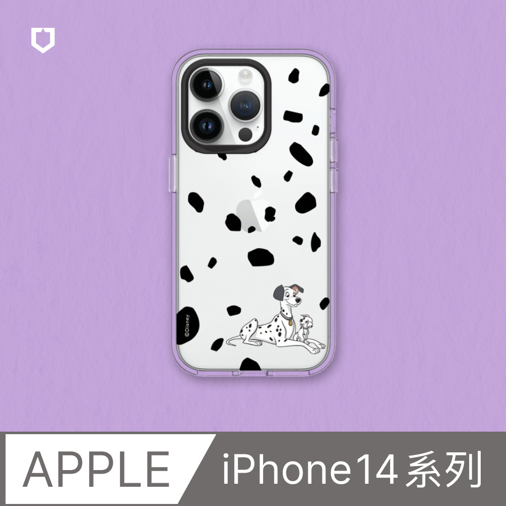 【犀牛盾】iPhone 14系列Clear透明防摔手機殼｜迪士尼經典系列-101忠狗