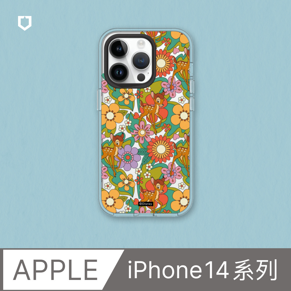 【犀牛盾】iPhone 14系列Clear(MagSafe兼容)透明防摔手機殼｜迪士尼經典系列-小鹿斑比1