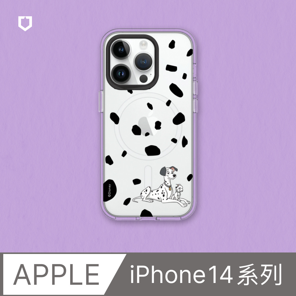 【犀牛盾】iPhone 14系列Clear(MagSafe兼容)透明防摔手機殼｜迪士尼經典系列-101忠狗