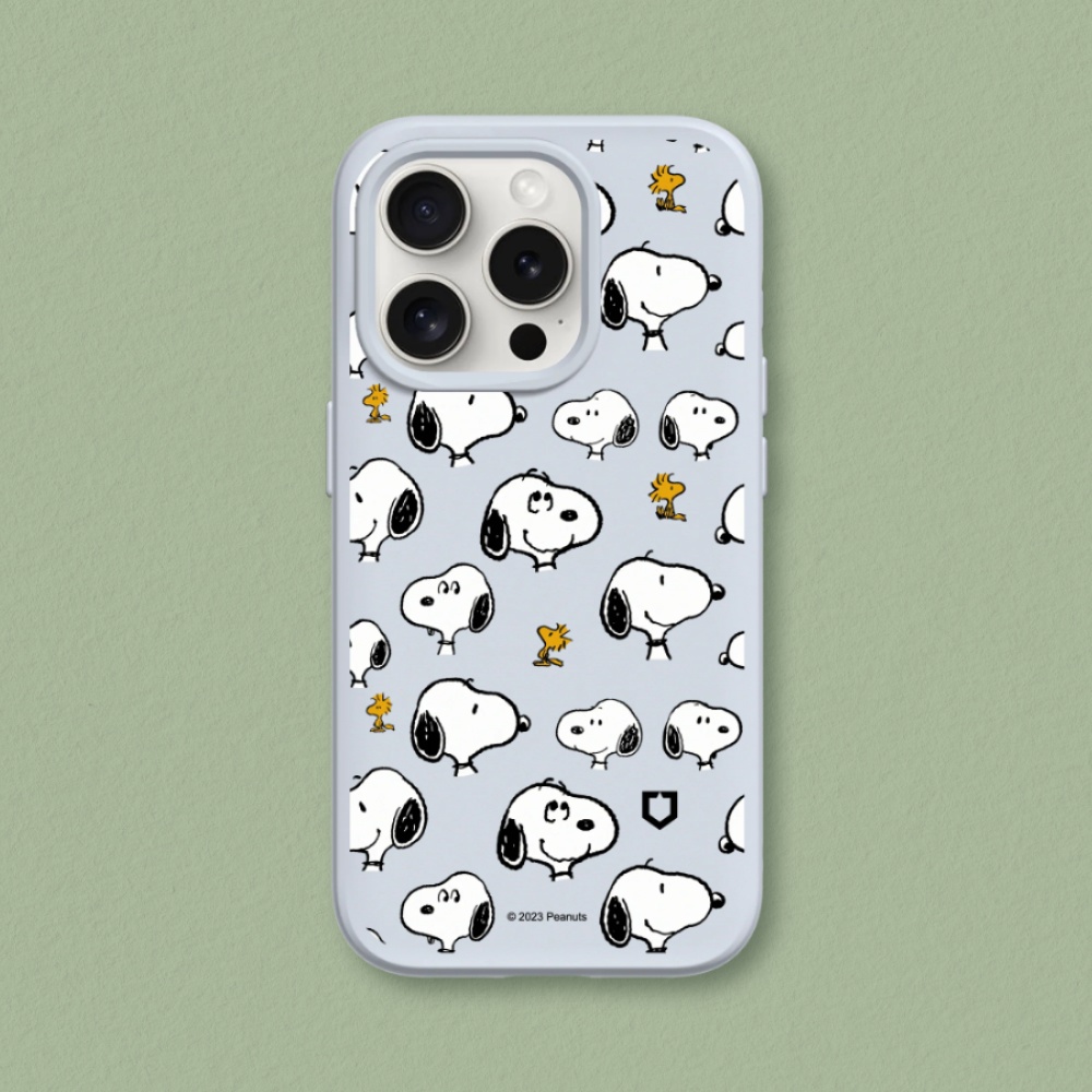 【犀牛盾】iPhone 14系列SolidSuit(MagSafe 兼容)防摔手機殼｜Snoopy史努比-Sticker-Snoopy&胡士托